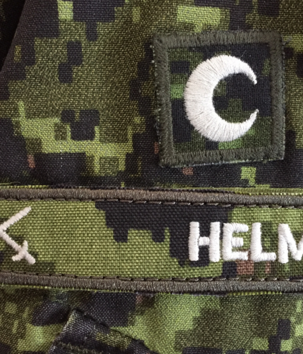 Army crest for Barbara Helms
